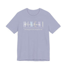 Load image into Gallery viewer, Bella Soft Hineni Colorful logo in dark color Short Sleeve Tees
