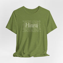 Load image into Gallery viewer, Bella soft- heathered colors - Hineni paragraph logo- with back
