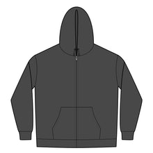 Load image into Gallery viewer, Hineni Here I Am Logo with back quote Women's Full-Zip Hoodie
