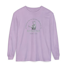 Load image into Gallery viewer, HINENI Presence 'Here I Am' Long Sleeve T‑Shirt
