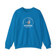 Load image into Gallery viewer, Hineni Retreating You QR Sweatshirt – 'Here I Am'
