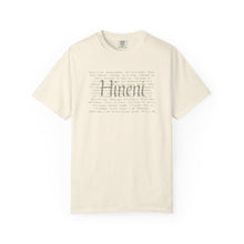 Load image into Gallery viewer, Hineni Here I am Paragraph with Subtle Back Script
