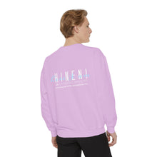 Load image into Gallery viewer, Hineni Awakening Retreat Garment-Dyed Sweatshirt design 2 sides
