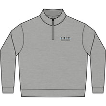 Load image into Gallery viewer, Quarter-Zip Fleece Pullover with Small Chest Logo
