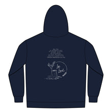 Load image into Gallery viewer, Hineni Here I Am Logo with back quote Women's Full-Zip Hoodie
