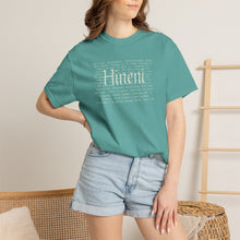 Load image into Gallery viewer, Hineni Here I am Paragraph with Subtle Back Script
