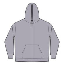 Load image into Gallery viewer, Hineni Here I Am Logo with back quote Women's Full-Zip Hoodie
