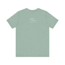 Load image into Gallery viewer, Debbies - Meister Eckhart quote with Wildflowers dark heathered Tee
