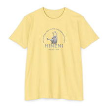 Load image into Gallery viewer, Heathered Hineni Retreating You "Here I Am" T-Shirt
