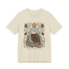 Load image into Gallery viewer, Bella soft Eagle Proverbs 30:18-19 for Jackie in natural colors with back verse
