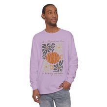 Load image into Gallery viewer, I will praise Him- Long Sleeve T-Shirt, Autumn Psalm 104 Design
