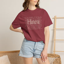 Load image into Gallery viewer, Vivid Hineni Here I Am Paragraph with Jesus Mercy on back
