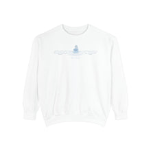 Load image into Gallery viewer, Equanimity Quote on Calm Waters Crewneck
