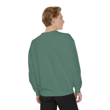 Load image into Gallery viewer, Hineni Awakening Retreat Garment-Dyed Sweatshirt design front only
