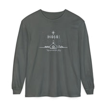 Load image into Gallery viewer, Comfort Colors Long Sleeve T-Shirt — Hineni Christmas Design
