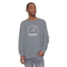 Load image into Gallery viewer, HINENI Presence 'Here I Am' Long Sleeve T‑Shirt
