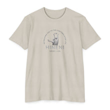 Load image into Gallery viewer, Heathered Hineni Retreating You "Here I Am" T-Shirt
