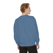 Load image into Gallery viewer, Hineni Awakening Retreat Garment-Dyed Sweatshirt design front only
