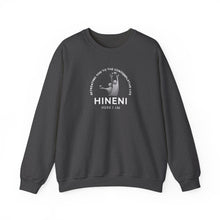 Load image into Gallery viewer, Hineni Retreating You QR Sweatshirt – 'Here I Am'
