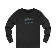 Load image into Gallery viewer, Spiritual Gangster on long sleeve heather tshirts

