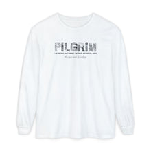 Load image into Gallery viewer, Comfort Colors Pilgrim Long Sleeve Tee  with back logo
