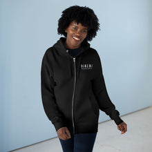 Load image into Gallery viewer, Hineni Logo with Lived Love back - Women's Zip Hoodie
