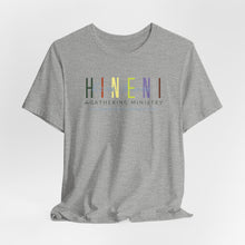 Load image into Gallery viewer, Bella Soft Tee with Colorful Hineni Logo - light colors
