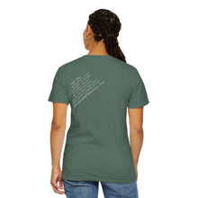 Load image into Gallery viewer, Comfort Colors Tshirt Retreating You  Hineni Logo with back Hey You
