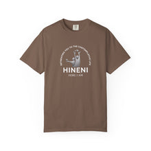 Load image into Gallery viewer, Comfort Colors Tshirt Retreating You  Hineni Logo with back Hey You
