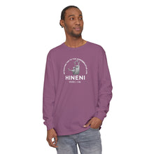 Load image into Gallery viewer, HINENI Presence 'Here I Am' Long Sleeve T‑Shirt
