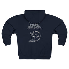 Load image into Gallery viewer, Hineni Logo with Lived Love back - Women's Zip Hoodie
