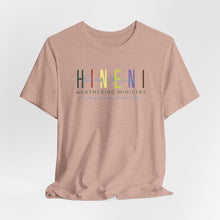 Load image into Gallery viewer, Bella Soft Tee with Colorful Hineni Logo - light colors
