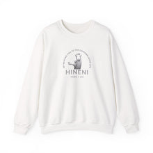 Load image into Gallery viewer, Hineni Retreating You QR Sweatshirt – 'Here I Am'
