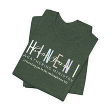 Load image into Gallery viewer, Bella Soft Hineni Colorful logo in dark color Short Sleeve Tees

