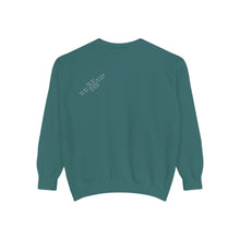 Load image into Gallery viewer, Equanimity Quote on Calm Waters Crewneck
