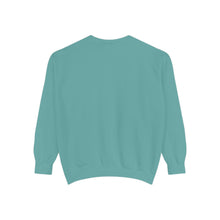 Load image into Gallery viewer, Hineni Awakening Retreat Garment-Dyed Sweatshirt design front only
