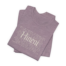 Load image into Gallery viewer, Bella soft- heathered colors - Hineni paragraph logo- with back
