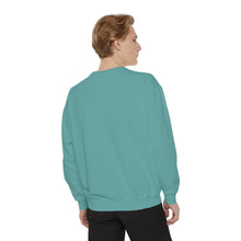 Load image into Gallery viewer, Hineni Awakening Retreat Garment-Dyed Sweatshirt design front only
