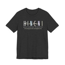 Load image into Gallery viewer, Belle soft Fall colors multi Hineni logo T-Shirt
