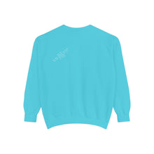 Load image into Gallery viewer, Equanimity Quote on Calm Waters Crewneck
