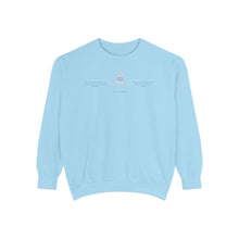 Load image into Gallery viewer, Equanimity Quote on Calm Waters Crewneck
