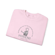 Load image into Gallery viewer, Hineni Retreating You QR Sweatshirt – 'Here I Am'
