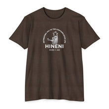 Load image into Gallery viewer, Heathered Hineni Retreating You "Here I Am" T-Shirt
