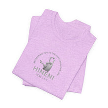 Load image into Gallery viewer, Bella soft Tee- Hineni -Here I am  Short Sleeve T‑Shirt
