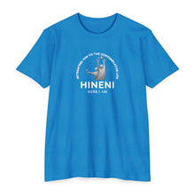 Load image into Gallery viewer, Heathered Hineni Retreating You "Here I Am" T-Shirt
